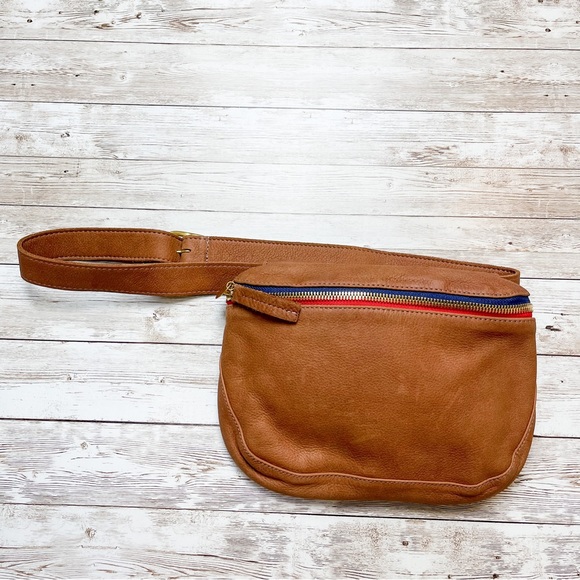 Clare V Handbags - Clare V Fanny Pack Natural Tan Brown Belt Bag